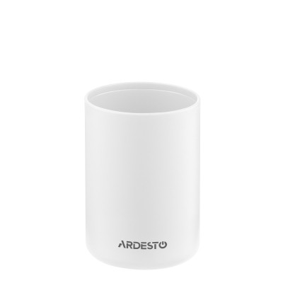 Набір для ванної кімнати Ardesto Minimalism 3 предмети Білий 360 мл (ARHB3110WB)