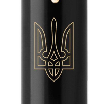 Ручка кулькова Parker IM 17 UKRAINE Black GT BP Тризуб прозорий (22032_T010y)
