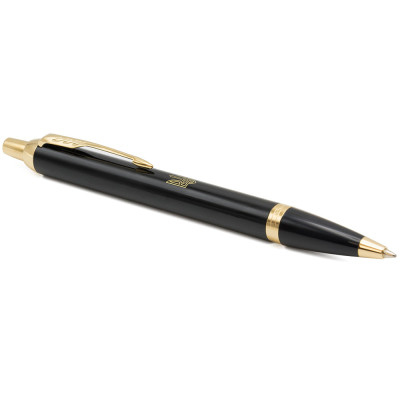 Ручка кулькова Parker IM 17 UKRAINE Black GT BP Тризуб прозорий (22032_T010y)