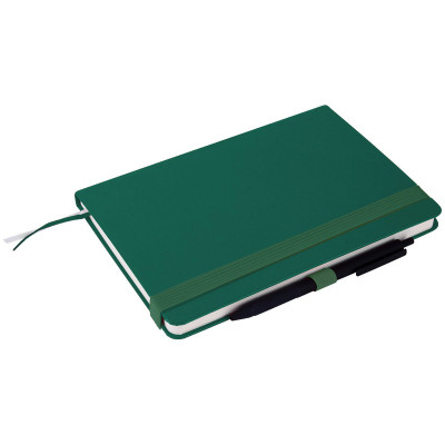 Книга записна Axent Partner Prime 145x210 мм 96 аркушів, клітинка зелений ліс (8305-61-A)