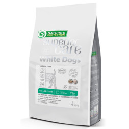 Сухий корм для собак Nature's Protection Superior Care White Dogs Grain Free Insect All Sizes and Life Stages 4 кг (NPSC47600)