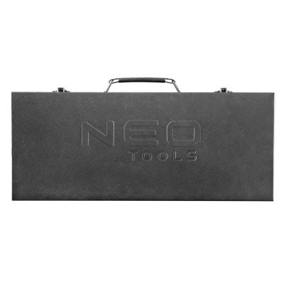 Набір головок Neo Tools 25шт, 1/2&quot;, CrV, металевий кейс (10-036)