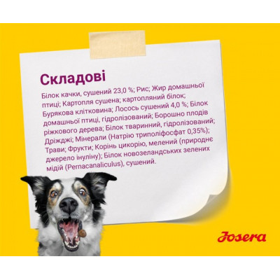 Сухий корм для собак Josera Mini Junior 900 г (4032254745150)