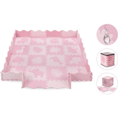 Дитячий килимок MoMi пазл Zawi 150 х 150 см Pink (MAED00012)
