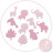 Дитячий килимок MoMi пазл Zawi 150 х 150 см Pink (MAED00012)
