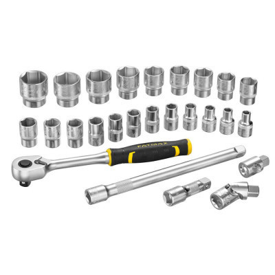 Набір головок Stanley FatMax Maxi Drive торцевих 1/2&quot;, шестигранних, 26 шт., кейс (FMMT98103-1)