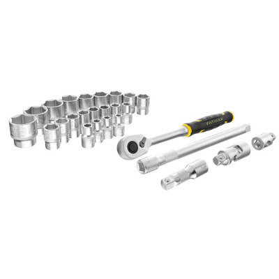 Набір головок Stanley FatMax Maxi Drive торцевих 1/2&quot;, шестигранних, 26 шт., кейс (FMMT98103-1)