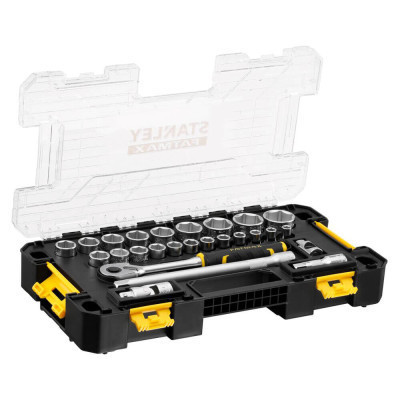 Набір головок Stanley FatMax Maxi Drive торцевих 1/2&quot;, шестигранних, 26 шт., кейс (FMMT98103-1)