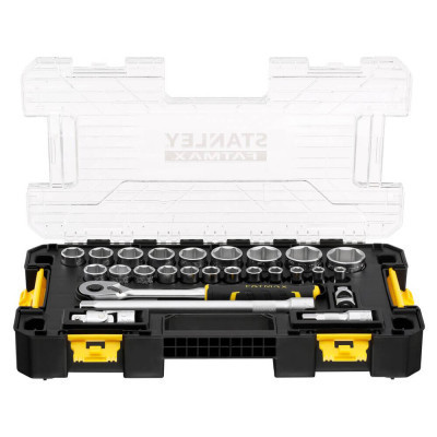 Набір головок Stanley FatMax Maxi Drive торцевих 1/2&quot;, шестигранних, 26 шт., кейс (FMMT98103-1)