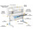 Парта ErgoKids Romana W Multicolor (Evo-70 W/MC)