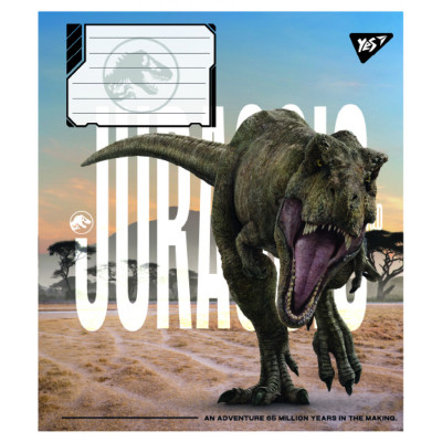 Зошит Yes JURASSIC WORLD ALIVE А5 24 аркушів клітинка (767682)