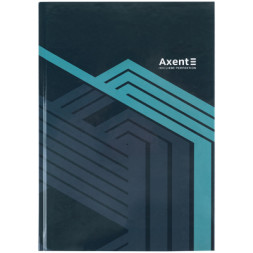 Книга записна Axent Lines А4, 96 аркушів, клітинка, сіра (8422-580-A)