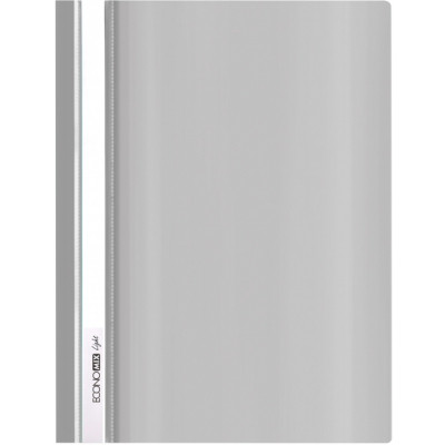 Папка-швидкозшивач Economix А4 Light без перфорації, сіра (E38503-10)