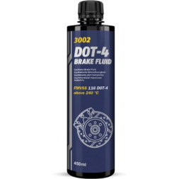 Гальмівна рідина Mannol DOT 4 0,5 л (MN3002-05)