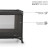Дитячий манеж Kinderkraft Joy Light Grey (5902533925193)