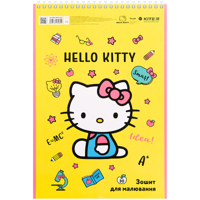 Альбом для малювання Kite Hello Kitty, 30 аркушів (HK23-243)