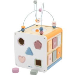 Розвиваюча іграшка Viga Toys Бізікуб дерев'яний PolarB 8 в 1 (44098)