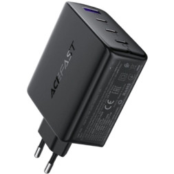 Зарядний пристрій Acefast 4xUSB 100W (3xUSB-C+USB-A) Gan A94 Fast Charger Black (6974316283133)