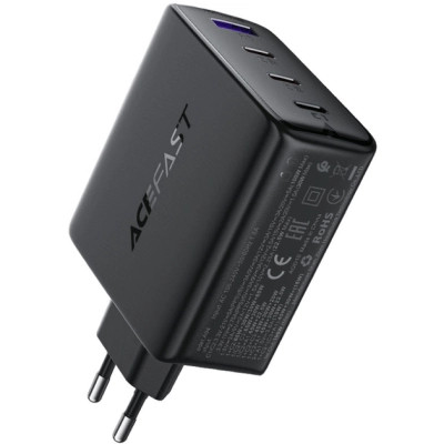 Зарядний пристрій Acefast 4xUSB 100W (3xUSB-C+USB-A) Gan A94 Fast Charger Black (6974316283133)