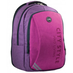 Рюкзак шкільний Cool For School 44x32x20 см 28 л Фиолетово-малиновий (CF86588-05)