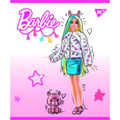 Зошит Yes А5 Barbie 12 аркушів лінія (766803)