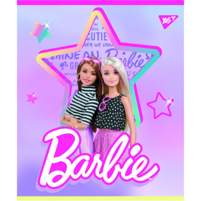 Зошит Yes А5 Barbie 12 аркушів лінія (766803)