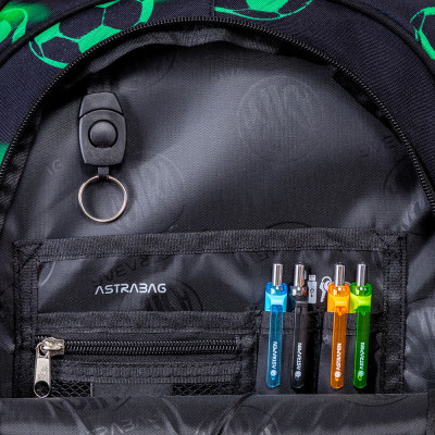 Рюкзак шкільний Astrabag AB300 NEON FOOTBALL (502024102)