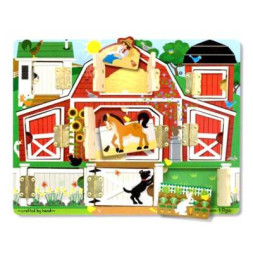 Розвиваюча іграшка Melissa&amp;Doug Доска с окошками Ферма (MD14592)