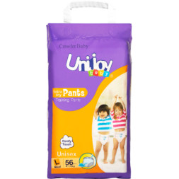 Підгузки Unijoy baby Soft L 4 (9-14 кг) 56 шт (6967252809062)