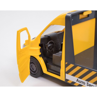 Спецтехніка Tigres Mercedes-Benz Sprinter евакуатор з лафетом (жовтий) (39741)