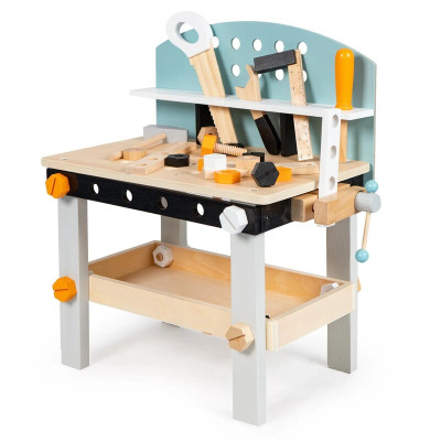 Ігровий набір Ecotoys Дерев&#039;яна майстерня з інструментами 32 елементи (1176N)