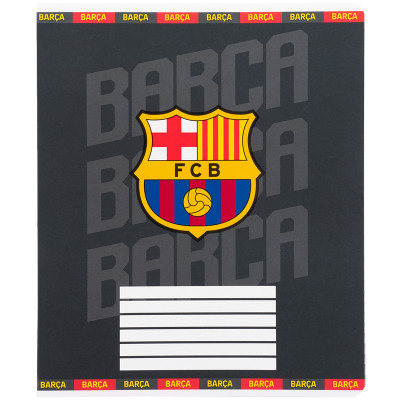 Зошит Kite FC Barcelona, 12 аркушів, клітинка (BC25-232)