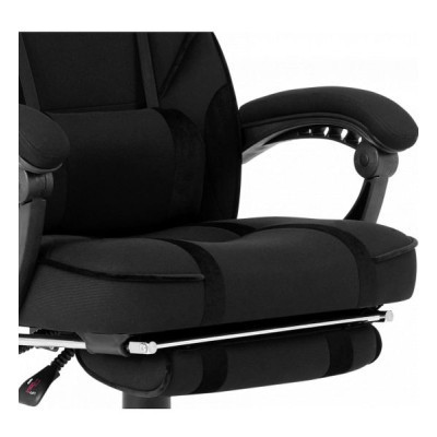 Крісло ігрове GT Racer X-2749-1 Black (X-2749-1 Fabric Black Suede)