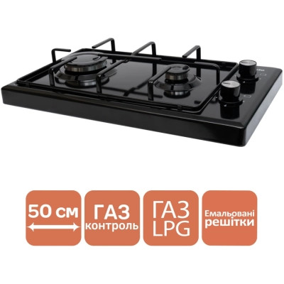 Настільна плита Ventolux HGT 620 ES (BK)