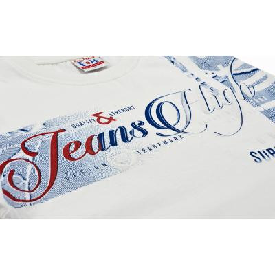Футболка дитяча Breeze &quot;Jeans High&quot; (8757-116B-cream)