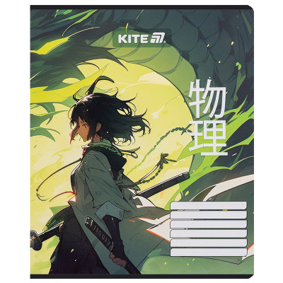 Зошит Kite Anime, 18 аркушів, лінія (K25-237-1)