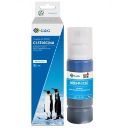 Чорнило G&amp;G Epson L15150/15160 Cyan pigm (G&amp;G-C13T06C24A)
