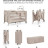 Дитячий манеж Kinderkraft с пеленатором Joy 2 Beige (5902533925162)