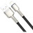 Дата кабель USB 2.0 AM to Lightning 1.0m Cafule Metal 2.4A black Baseus (CALJK-A01)