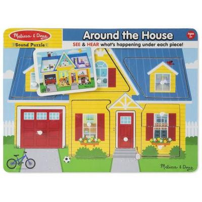 Розвиваюча іграшка Melissa&amp;Doug Звуковий пазл Навколо дому (MD10734)