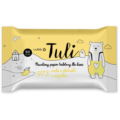 Туалетний папір Luba Tuli Зволожений для дітей Манго 50 шт. (5903968220464)