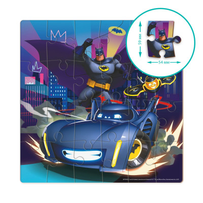 Пазл DoDo на 24 елементи Batwheels. Бетмобіль. Бам (200554)