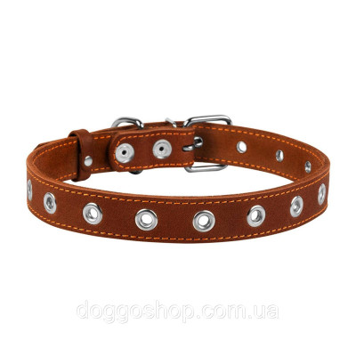 Нашийник для тварин Collar безрозмірний 35 мм 69 см (коричневий) (02956)