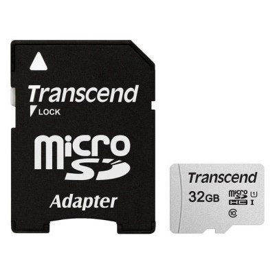 Карта пам&#039;яті Transcend 32GB microSDHC class 10 UHS-I U1 (TS32GUSD300S-A)