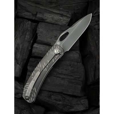 Ніж Weknife Inmate, Darkwash, темний титан (WE23096B-4)
