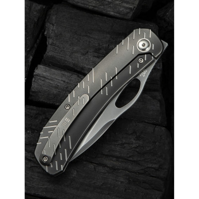 Ніж Weknife Inmate, Darkwash, темний титан (WE23096B-4)