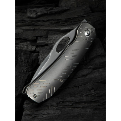 Ніж Weknife Inmate, Darkwash, темний титан (WE23096B-4)