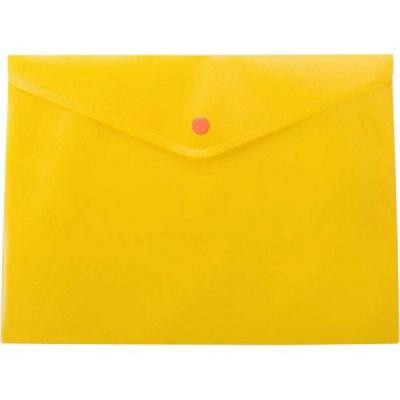 Папка - конверт Buromax А5, with a button, yellow (BM.3936-11)