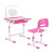 Парта зі стільцем FunDesk Bellissima pink (2001002219160)
