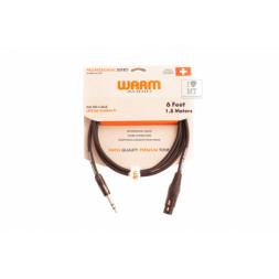Мікрофонний кабель Warm Audio Pro-XLRf-TRSm-6' 1.8 m (231556)